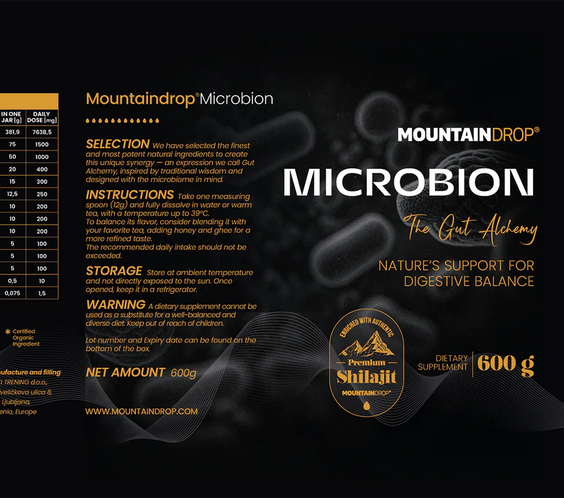 Mountaindrop® Microbion: Natural Blend for Gut Alchemy